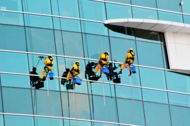 Glass Facade Cleaning 